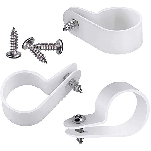 Jolsaawie Leichte P-Typ Befestigungs Clip Kabel Klemme mit Edelstahl Schraube Draht Management Draht Befestigungs Clip Kabel Binder von Jolsaawie