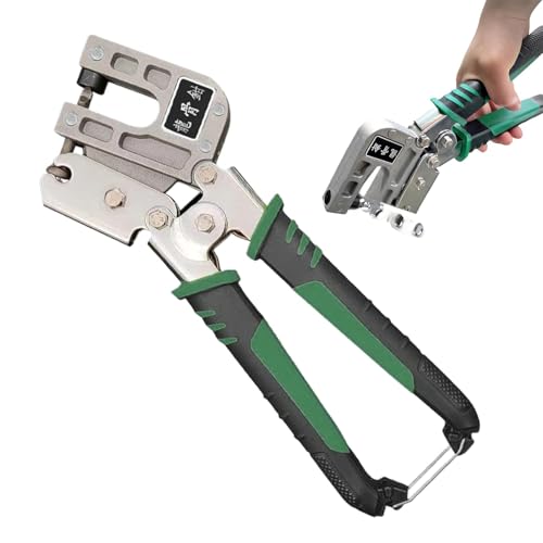 Jomewory Deckenraster-Stanzer, Lochzange | Hand-Stanzzange Crimper - Werkzeuge für abgehängte Decken zum Stanzen von Metallblechen, Industrie-Deckenraster-Stanzzangen von Jomewory