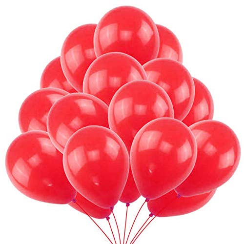 45 Luftballons Rot Ballons 36 cm Partyballon Deko 3,2g. Romantisch Dekoration fur Rote Party und Valentinstag Deko von Jonami