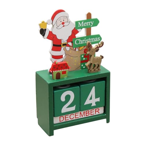 4 Stücke Holz Weihnachts Adventskalender, Holz Weihnachts Adventskalender Block, Weihnachts Holzkalender, Feiertags Countdown, Umweltfreundlich Und Langlebig, Weihnachtsdekoration von Jongyumo