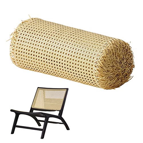 Jorzer Kunststoff-Rattanplatte Kunststoffrohr Rattan-Gurtbandrolle gewebtes Maschennetz wasserdichter Stuhl Wiener Korbgeflecht für Heimwerkerprojekte 0,5 x 1 m von Jorzer