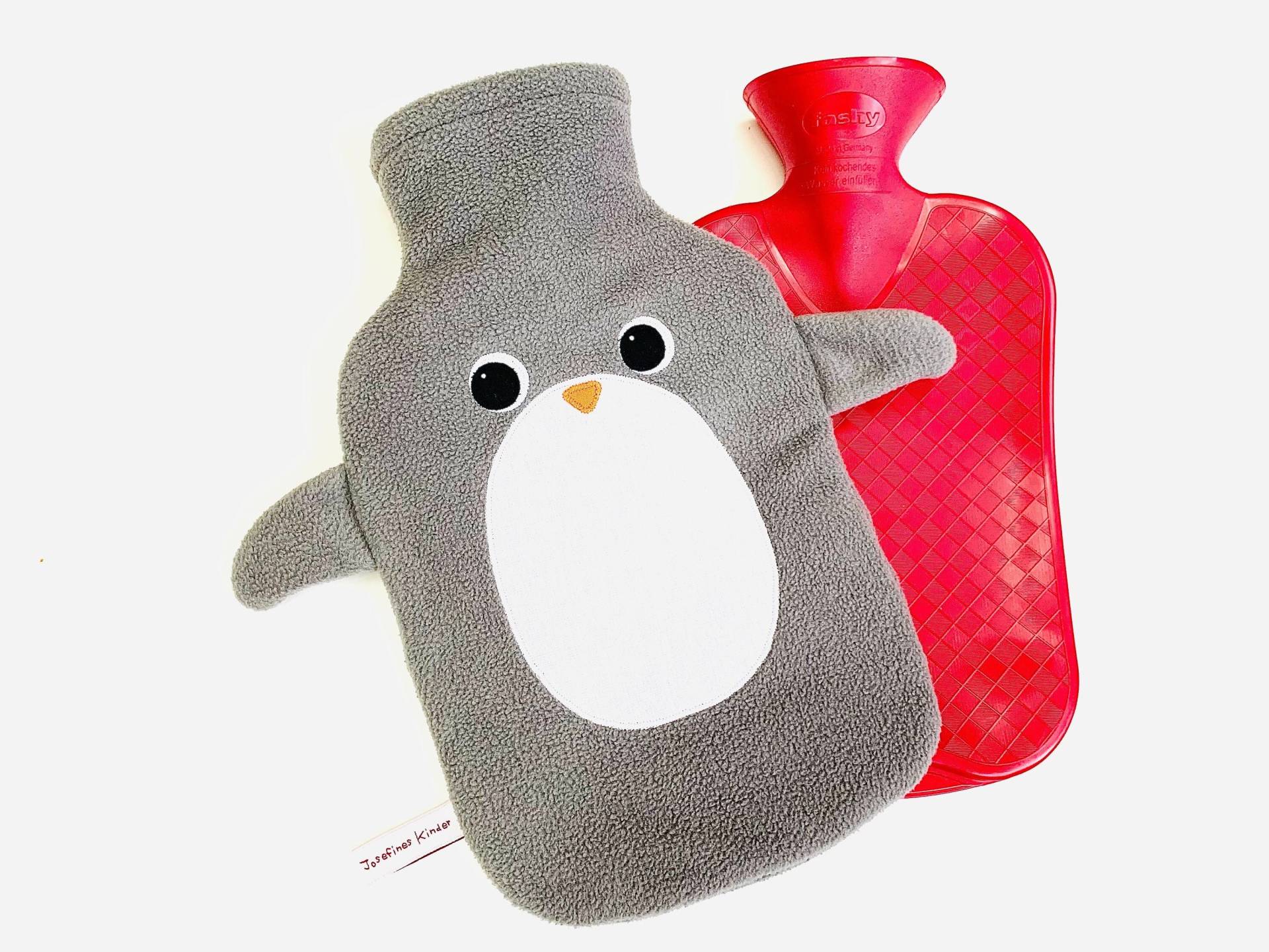 Wärmflasche Mit Bezug Pinguin von JosefinesKinder