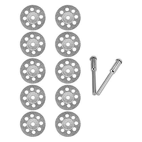 Josenidny Diamant-Trennscheibe für Metallschleifscheibe, Mini-Kreissäge für Bohrwerkzeug, 20 mm, 10 Stück von Josenidny