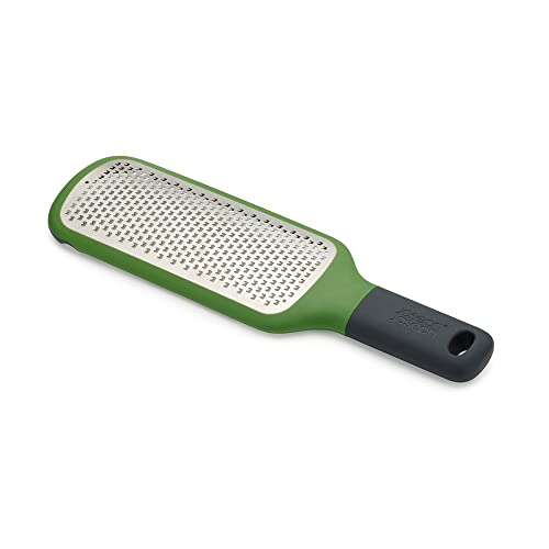 Joseph Joseph 20170 GripGrater Flachreibe mit Schüsselnut (Fein), Stainless Steel von Joseph Joseph