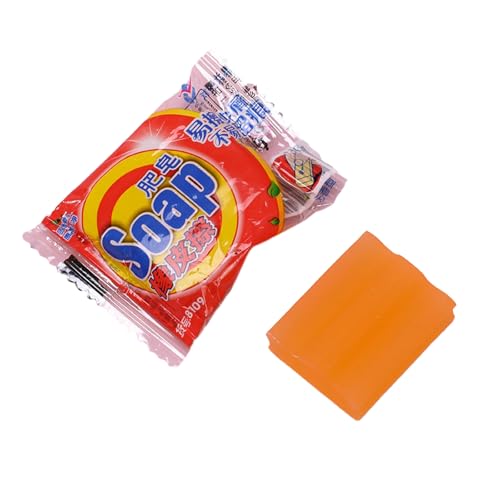 12 Stück kreativer personalisierter Seifenförmiger Radiergummi, niedlicher Cartoon-Gummi für Grundschüler, Orange, 34 x 28 x 12 mm von Joucien