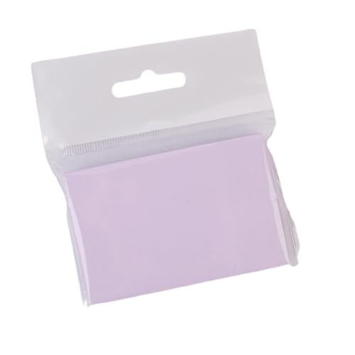 Morandi farbige Convenience-Aufkleber, quadratische farbige Notizaufkleber, einfaches und klebbares Notizpapier, 3 x 2 Hellviolett, 4 Stück von Joucien