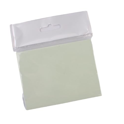 Morandi farbige Convenience-Aufkleber, quadratische farbige Notizaufkleber, einfaches und klebbares Notizpapier, 3 x 4, Hellgrün, 4 Stück von Joucien