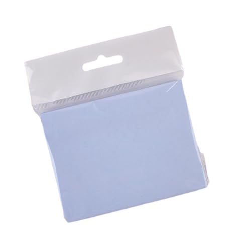 Morandi farbige Convenience-Aufkleber, quadratische farbige Notizaufkleber, einfaches und klebbares Notizpapier, 7,6 x 10,2 cm, Hellblau, 4 Stück von Joucien