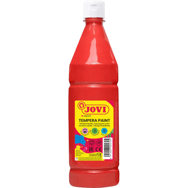 Jovi Flüssige Plakatfarbe 1000ml Flasche, zinnoberrot Jovi Flüssige Plakatfarbe 1000ml Flasche, zinnoberrot von Jovi