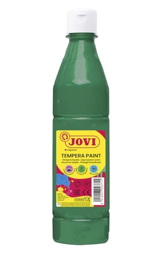 Jovi Plakatfarbe, malfertige Tempera auf Wasserbasis, 500 ml Flasche dunkelgrün von Jovi