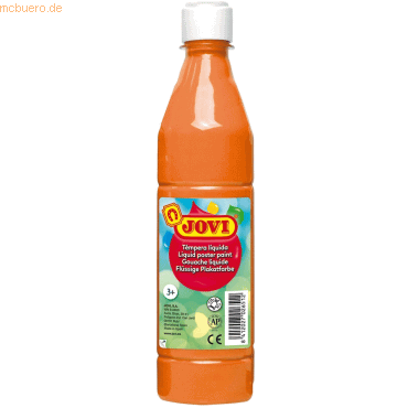 Jovi Plakatfarbe / Temperafarbe 500ml Flasche orange von Jovi