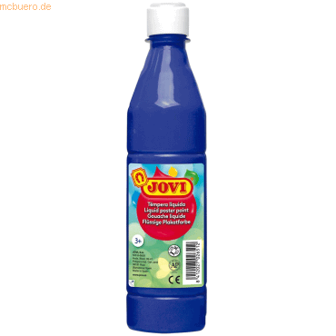 Jovi Plakatfarbe / Temperafarbe 500ml Flasche ultrablau in von Jovi