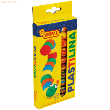 Jovi Plastilina Knete VE=10 Farben a 15g von Jovi