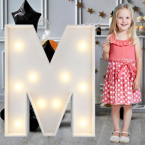 91 cm große Festzelt-Buchstaben für Babyparty, Geburtstag, Verlobung, Hochzeit, Marry Me, Party-Dekoration von JoyBox Design