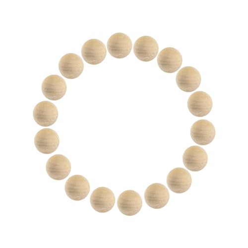Joyangy 100 Stück unlackierte natürliche Holzkugeln, 10 mm, runde Holzkugeln für DIY-Projekte, Kunst und Handwerk, Dekoration – kein Loch von Joyangy