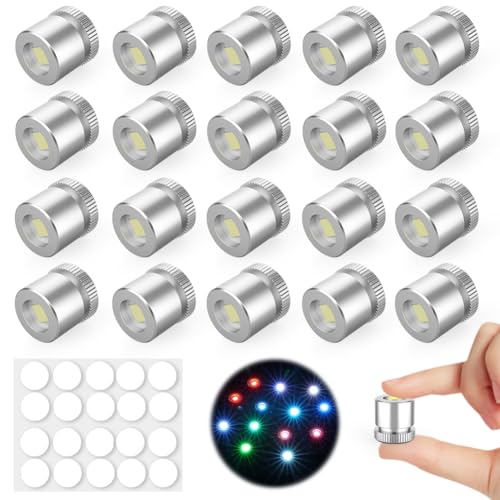 Joycabin 20 Stück Mini LED Lichter für Puppenhäuser, Mini-Lichter zum Basteln, Mini-Lichter zum Selbermachen, Miniatur Lichter für Spielzeug Bausteine, Vitrinen von Joycabin