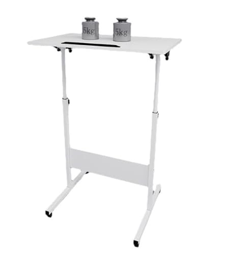 Joyoolife Mobiles Podium, verstellbarer Stehpult mit Rollen, verstellbare Höhe, um 360° drehbar, vielseitiger Podium-Laptop-Schreibtisch, Stehpult, Staffelei, Präsentation, Rednerpult von Joyoolife