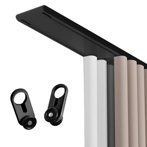 Jpquantrics 2-läufige Gardinenschiene 1m-6m Vorhangschiene Aluminium Deckenschiene Komplettset mit Zubehör für Fenster Raumteiler Schlafzimmer Wohnzimmer Büro Unauffällig Platzsparend(Black,4.8m) Jpquantrics 2-läufige Gardinenschiene 1m-6m Vorhangschiene Aluminium Deckenschiene Komplettset mit Zubehör für Fenster Raumteiler Schlafzimmer Wohnzimmer Büro Unauffällig Platzsparend(Black,4.8m) von Jpquantrics