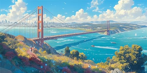 Malen Nach Zahlen Erwachsene BrüCke, Malen Nach Zahlen Landschaft xxl Vorgedruckt High Definition Leinwand, Paint by Numbers Bastelset Erwachsene Mit 3 Pinseln Acrylfarbe, Home Deko 30x60 cm Z-1361 Malen Nach Zahlen Erwachsene BrüCke, Malen Nach Zahlen Landschaft xxl Vorgedruckt High Definition Leinwand, Paint by Numbers Bastelset Erwachsene Mit 3 Pinseln Acrylfarbe, Home Deko 30x60 cm Z-1361 von Jqynn