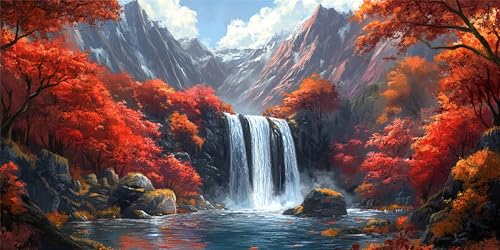 Malen Nach Zahlen Erwachsene Der Himmel, Malen Nach Zahlen Gebirge xxl Vorgedruckt High Definition Leinwand, Paint by Numbers Bastelset Erwachsene Mit 3 Pinseln Acrylfarbe, Home Deko 30x60 cm Z-1342 Malen Nach Zahlen Erwachsene Der Himmel, Malen Nach Zahlen Gebirge xxl Vorgedruckt High Definition Leinwand, Paint by Numbers Bastelset Erwachsene Mit 3 Pinseln Acrylfarbe, Home Deko 30x60 cm Z-1342 von Jqynn