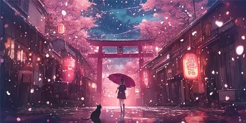 Malen Nach Zahlen Erwachsene Japan, Malen Nach Zahlen StraßE xxl Vorgedruckt High Definition Leinwand, Paint by Numbers Bastelset Erwachsene Mit Pinseln Acrylfarbe, Home Deko Geschenk 30x60 cm Z-1384 Malen Nach Zahlen Erwachsene Japan, Malen Nach Zahlen StraßE xxl Vorgedruckt High Definition Leinwand, Paint by Numbers Bastelset Erwachsene Mit Pinseln Acrylfarbe, Home Deko Geschenk 30x60 cm Z-1384 von Jqynn