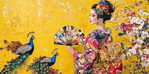 Malen Nach Zahlen Erwachsene Japanische Frauen, Malen Nach Zahlen Schmetterling xxl Vorgedruckt High Definition Leinwand, Paint by Numbers Bastelset Erwachsene Mit Pinseln Acrylfarbe 30x60 cm Z-1388 Malen Nach Zahlen Erwachsene Japanische Frauen, Malen Nach Zahlen Schmetterling xxl Vorgedruckt High Definition Leinwand, Paint by Numbers Bastelset Erwachsene Mit Pinseln Acrylfarbe 30x60 cm Z-1388 von Jqynn