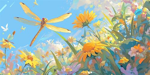 Malen Nach Zahlen Erwachsene Libelle, Malen Nach Zahlen Blume xxl Vorgedruckt High Definition Leinwand, Paint by Numbers Bastelset Erwachsene Mit Pinseln Acrylfarbe, Home Deko Geschenk 30x60 cm Z-1368 Malen Nach Zahlen Erwachsene Libelle, Malen Nach Zahlen Blume xxl Vorgedruckt High Definition Leinwand, Paint by Numbers Bastelset Erwachsene Mit Pinseln Acrylfarbe, Home Deko Geschenk 30x60 cm Z-1368 von Jqynn
