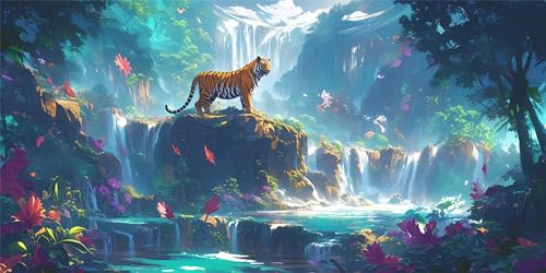 Malen Nach Zahlen Erwachsene Planet, Malen Nach Zahlen Tiger xxl Vorgedruckt High Definition Leinwand, Paint by Numbers Bastelset Erwachsene Mit Pinseln Acrylfarbe, Home Deko Geschenk 30x60 cm Z-1337 Malen Nach Zahlen Erwachsene Planet, Malen Nach Zahlen Tiger xxl Vorgedruckt High Definition Leinwand, Paint by Numbers Bastelset Erwachsene Mit Pinseln Acrylfarbe, Home Deko Geschenk 30x60 cm Z-1337 von Jqynn