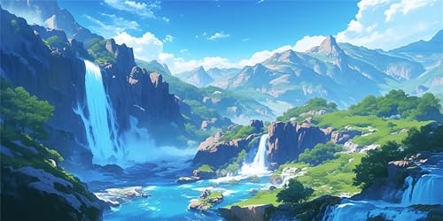 Malen Nach Zahlen Erwachsene Wasserfall, Malen Nach Zahlen Blume xxl Vorgedruckt High Definition Leinwand, Paint by Numbers Bastelset Erwachsene Mit 3 Pinseln Acrylfarbe, Home Deko 30x60 cm Z-1343 Malen Nach Zahlen Erwachsene Wasserfall, Malen Nach Zahlen Blume xxl Vorgedruckt High Definition Leinwand, Paint by Numbers Bastelset Erwachsene Mit 3 Pinseln Acrylfarbe, Home Deko 30x60 cm Z-1343 von Jqynn
