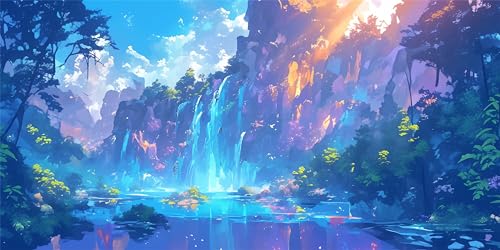 Malen Nach Zahlen Erwachsene Wasserfall, Malen Nach Zahlen Rose xxl Vorgedruckt High Definition Leinwand, Paint by Numbers Bastelset Erwachsene Mit 3 Pinseln Acrylfarbe, Home Deko 30x60 cm Z-1340 Malen Nach Zahlen Erwachsene Wasserfall, Malen Nach Zahlen Rose xxl Vorgedruckt High Definition Leinwand, Paint by Numbers Bastelset Erwachsene Mit 3 Pinseln Acrylfarbe, Home Deko 30x60 cm Z-1340 von Jqynn
