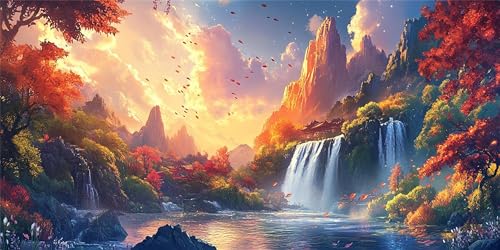 Malen Nach Zahlen Erwachsene Wasserfall, Malen Nach Zahlen SchöNheit xxl Vorgedruckt High Definition Leinwand, Paint by Numbers Bastelset Erwachsene Mit 3 Pinseln Acrylfarbe, Home Deko 30x60 cm Z-1344 Malen Nach Zahlen Erwachsene Wasserfall, Malen Nach Zahlen SchöNheit xxl Vorgedruckt High Definition Leinwand, Paint by Numbers Bastelset Erwachsene Mit 3 Pinseln Acrylfarbe, Home Deko 30x60 cm Z-1344 von Jqynn