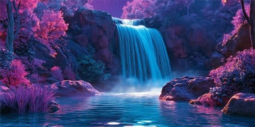 Malen Nach Zahlen Erwachsene Wasserfall, Malen Nach Zahlen Wald xxl Vorgedruckt High Definition Leinwand, Paint by Numbers Bastelset Erwachsene Mit 3 Pinseln Acrylfarbe, Home Deko 30x60 cm Z-1345 Malen Nach Zahlen Erwachsene Wasserfall, Malen Nach Zahlen Wald xxl Vorgedruckt High Definition Leinwand, Paint by Numbers Bastelset Erwachsene Mit 3 Pinseln Acrylfarbe, Home Deko 30x60 cm Z-1345 von Jqynn
