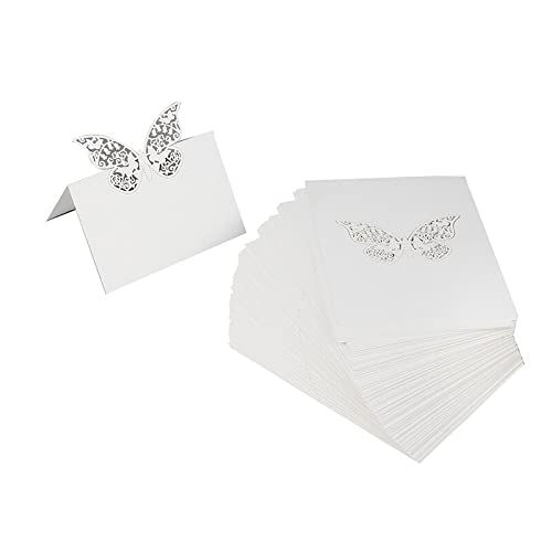 Tischkarten, Namenskarten 100 Stück WhiteWedding Party Table Cards Namenskarten 12 * 9cm von Jrancc