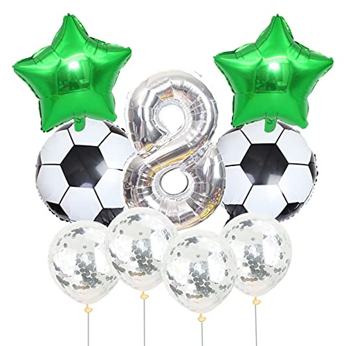 Fußball Geburtstagsdeko Jungen Deko Fussball Deko Fußball Thema Geburtstagsfeier Luftballon 8. Geburtstag Junge Soccer Party Fußball Ballons Deko Fußball Luftballon Stern Ballon Fußballfan von Jrzyhi