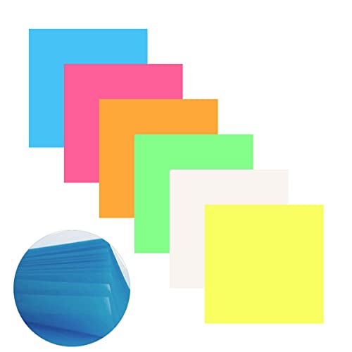 Haftnotizen Set Jrzyhi 300 Blätter Bunt Transparente Haftnotizen Bunte Transparent Sticky Notes Farbige Haftnotizen Durchsichtige Sticky Notes für Lesen Lernen Schule Zuhause und Büro(75×75 mm) von Jrzyhi