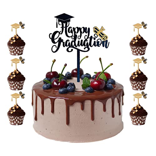 Jrzyhi 10 Stück Abschluss Tortendeko Graduation Cake Decorations Cake Topper Graduation Kuchen Dekoration Graduation Cake Topper 2023 Abschluss Deko 2023 Abschluss Tortenaufsatz Abschluss Aufkleber von Jrzyhi