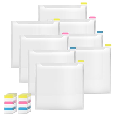 Scrapbook-Papier-Aufbewahrungs-Organizer, 8-teilig, mit 30 großen Kleberegistern, Scrapbook-Papier-Organizer für Scrapbook-Papier, Vinylpapier und Karton im Format 12,59 x 12,59 (Schnallenstil) von Jsrnqert