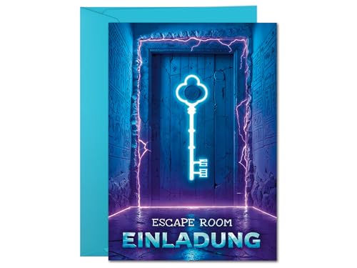 10 Einladungskarten incl. 10 Umschläge Kindergeburtstag Escape Room Mädchen Jungen Jungs coole Einladungen Kinder Geburtstag Jungsgeburtstag Mädchengeburtstag Detektiv Geburtstagseinladungen 10 Einladungskarten incl. 10 Umschläge Kindergeburtstag Escape Room Mädchen Jungen Jungs coole Einladungen Kinder Geburtstag Jungsgeburtstag Mädchengeburtstag Detektiv Geburtstagseinladungen von JuNa-Experten