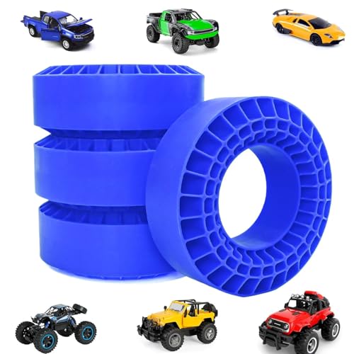 RC-Car-Reifeneinsätze | Silikongel-Reifenschaum für RC- | 1,9 Zoll RC Crawler Reifeneinsätze | Hochleistungs-4X-Radreifen-Silikonkautschukeinsatz, Hochleistungssilikon für 1/10 Rc Crawler Car von Jubepk