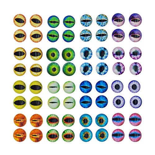 300pcs 6mm Glaspuppenaugen Tier Drachenaugen DIY Handwerk Flatback Cabochon Augäpfel Zubehör Schmuck handgefertigt von Julie Wang