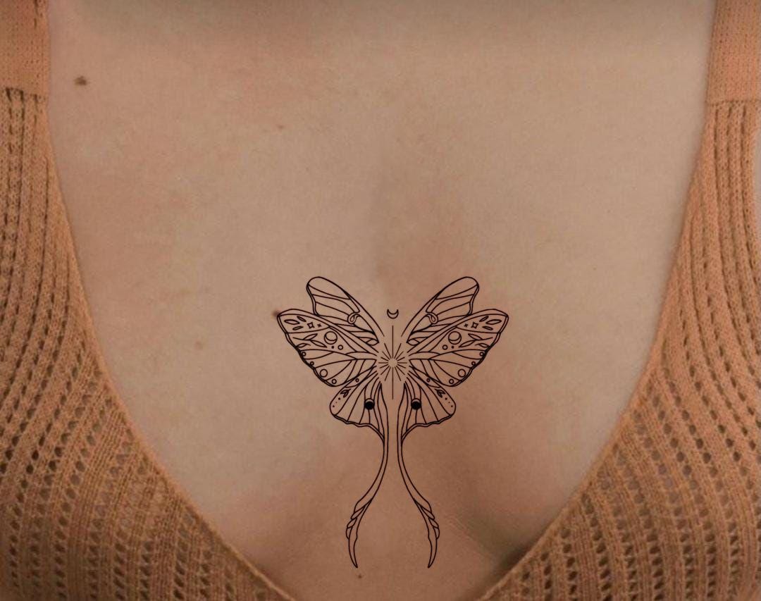 Schmetterling Tattoo-Minimalist Tattoo-Temporäres Tattoo Set-Geschenk Für Freund-Freundschaft Geschenke-Bachelorette Party-Flügel Fee von JulienPShop