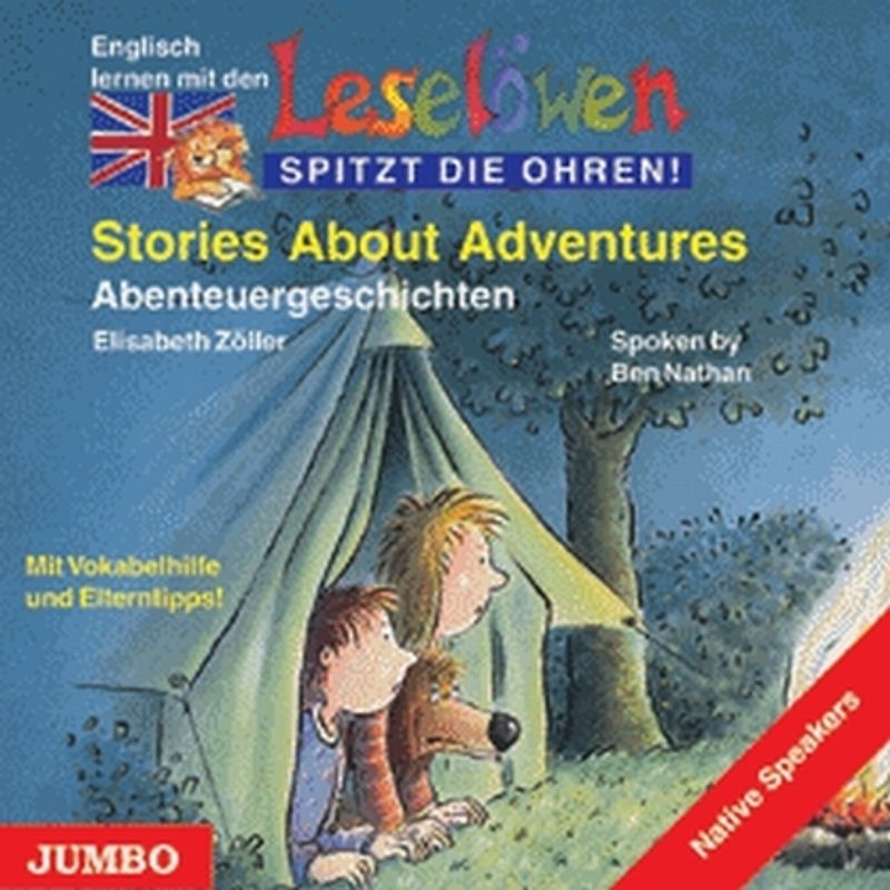 Stories About Adventures. Abenteuergeschichten, 1 Audio-Cd, Engl. Version,1 Audio-Cd - Elisabeth Zöller (Hörbuch) von Jumbo Neue Medien