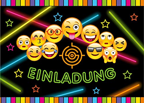 8 Einladungskarten zum Kindergeburtstag Lasertag Mädchen Jungen Jungs/Einladungen zur Lasertag-Party von Junaversum