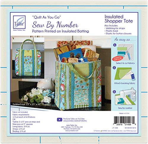 June Tailor Inc Quilt As You Go Isolierte Einkaufstasche QAYG Nähen/Nbr Isolated ShopTote von June Tailor