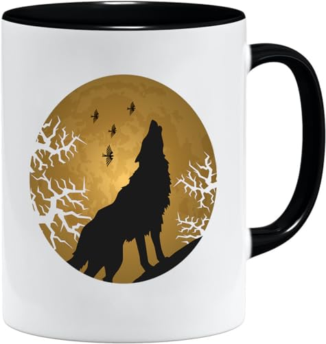 Nordisches Wikinger Tasse | Becher Geschenk Geschenkidee für alte Männer Papa Opa Kaffeetasse Wikinger-Motiv Totenkopf bierkrug thors hammer (VIKING013) von Jungle Mug