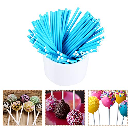 Sichere Lolly-Bonbonstangen, Lutscherstangen, Zur Herstellung von Cake-Pops-Lutschern (Blau) von Juroupi