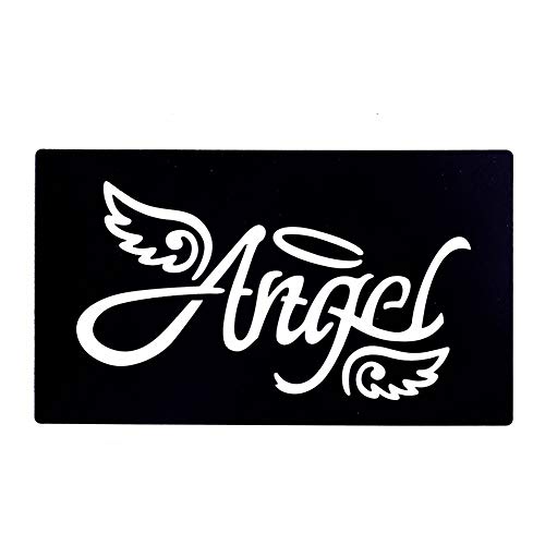 JUSTFOX - Henna Tattoo Schablone Airbrush Stencil Dövme Selbstklebend Angel Engel von Justfox