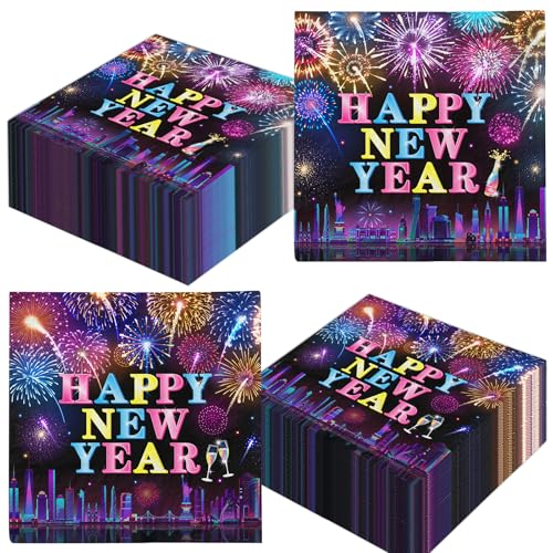 2025 Happy New Year Serviette von Juweked