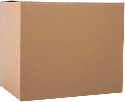 JvFbjLF Wellpappkartons, Umzugskartons for Transport, Verpackung, Umzug und Lagerung, 5er-Pack(Without Handle,100 * 50 * 50cm) von JvFbjLF