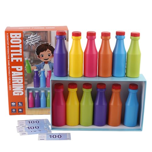 Jvjggag Family Games, Bottle Color Game, Interactive Toy, Vibrant Multi-Color Design, Engaging Play Mechanism, Ideal for Indoor Parties, Groups, Family Gatherings, 5.51 Inches Jvjggag Family Games, Bottle Color Game, Interactive Toy, Vibrant Multi-Color Design, Engaging Play Mechanism, Ideal for Indoor Parties, Groups, Family Gatherings, 5.51 Inches von Jvjggag